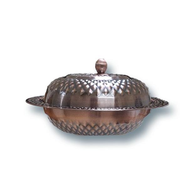 سرفيس تقديم عربي محفور – استانلس ستيل بلمسة لون نحاسي